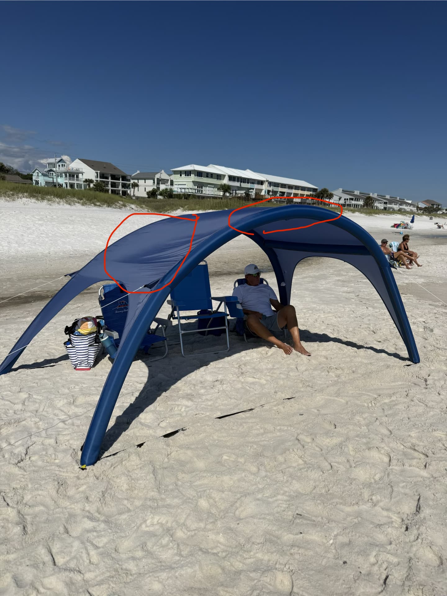 Shady Baby shade in use during family testing